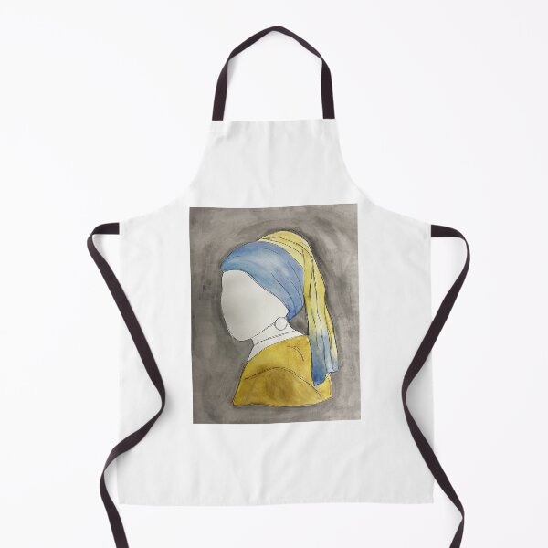 Item preview, Minimalist Girl With The Pearl Earring designed and sold by mererester.