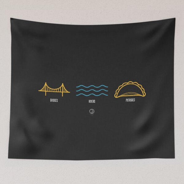 Item preview, Bridges, Rivers, & Pierogies | Pittsburgh designed and sold by burghr.