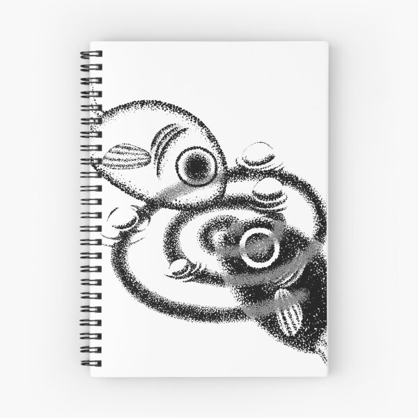Item preview, Spiraling Fish Black and White designed and sold by CortneyD.