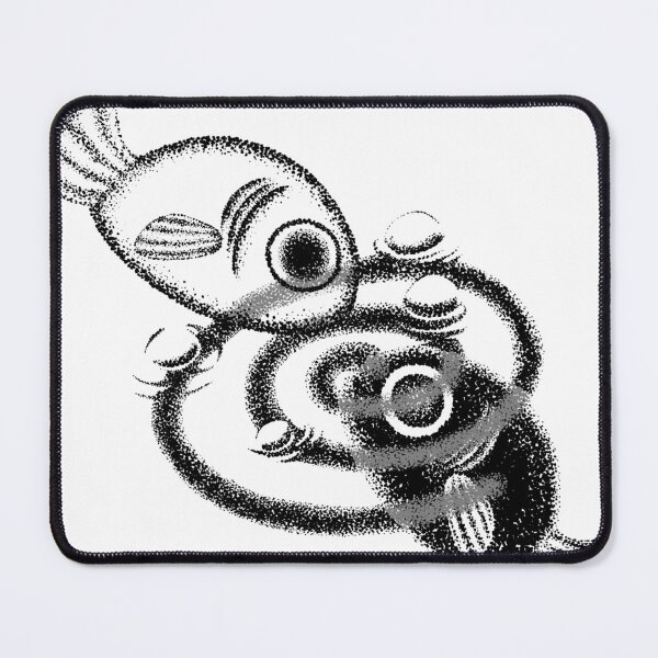 Item preview, Spiraling Fish Black and White designed and sold by CortneyD.