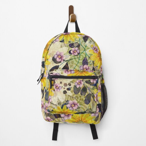 Item preview, Lilac Sunshine - Vibrant Eclectic Floral Art designed and sold by FeralLaFemme.