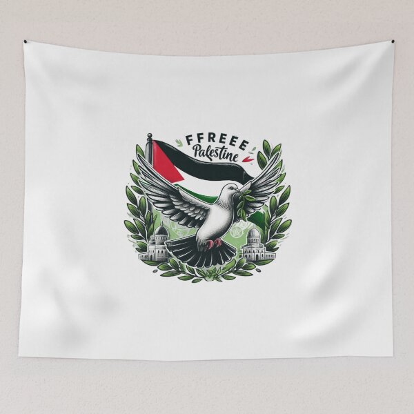 Item preview, Free Palestine. Palestine flag and al-Aqsa designed and sold by FromRiverToSea.