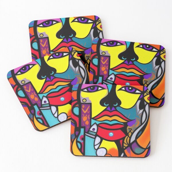 Item preview, Classic Colorful Face Art  designed and sold by TheDarkWardrobe.