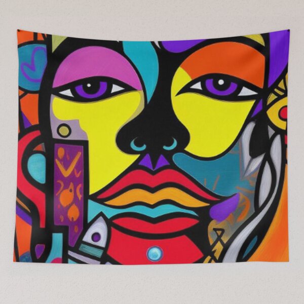 Item preview, Classic Colorful Face Art  designed and sold by TheDarkWardrobe.