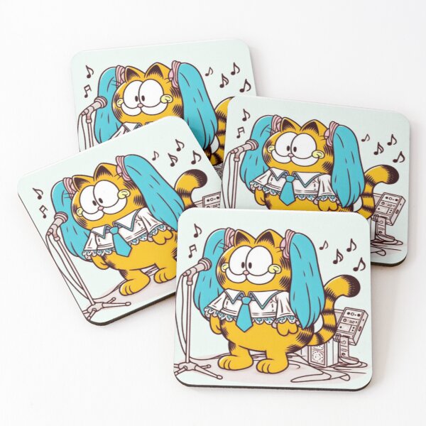 Item preview, Hatsune Miku: Garfield Miku designed and sold by EmberlyDawn.