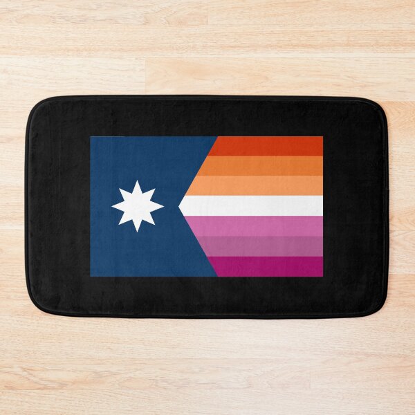 Item preview, Lesbian Pride Minnesota State Flag designed and sold by OneTiredArtist.