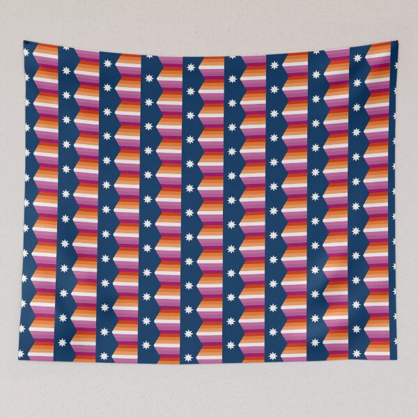 Item preview, Lesbian Pride Minnesota State Flag designed and sold by OneTiredArtist.