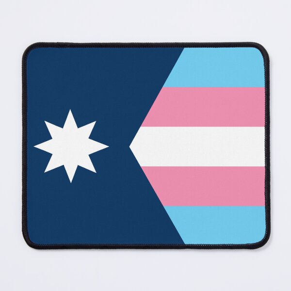 Item preview, Trans Pride Minnesota State Flag designed and sold by OneTiredArtist.