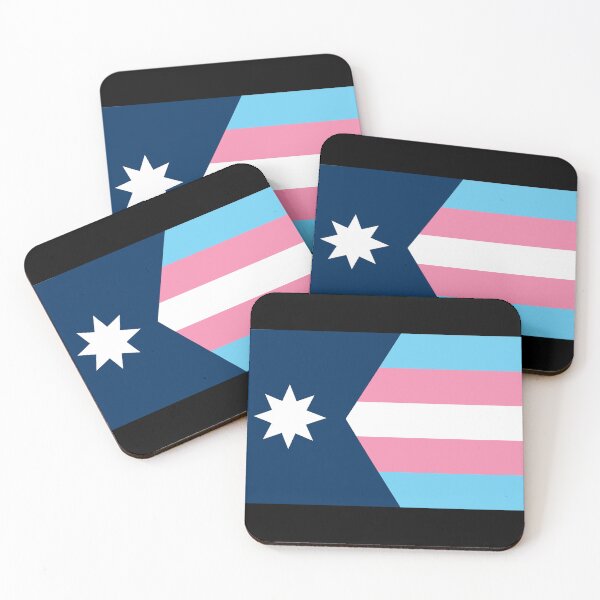 Item preview, Trans Pride Minnesota State Flag designed and sold by OneTiredArtist.
