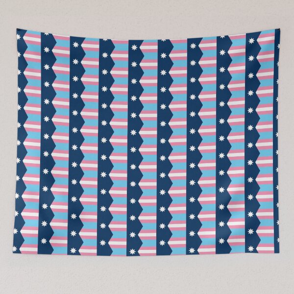 Item preview, Trans Pride Minnesota State Flag designed and sold by OneTiredArtist.