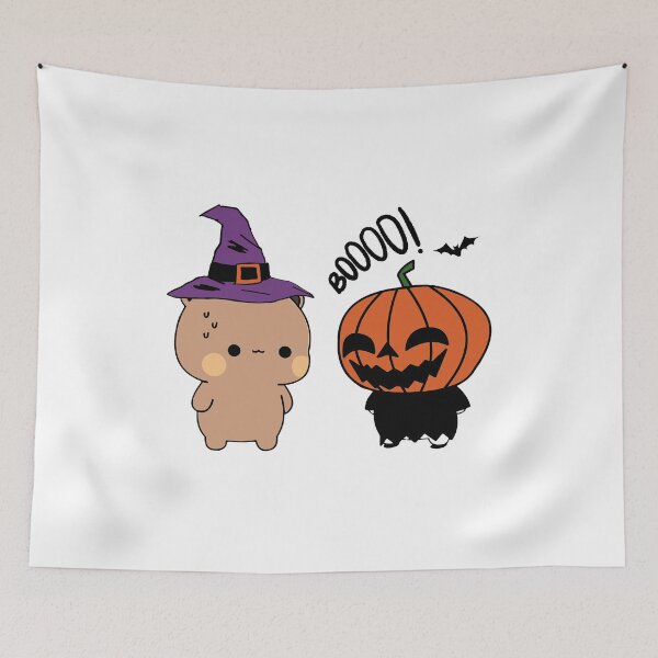 Artikelvorschau, Bubu Dudu verliebt Halloween Kürbis entworfen und verkauft von kristyglas-art.