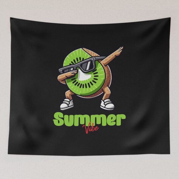 Item preview, summer vibe cool kiwis dabbing  designed and sold by Addictive design.