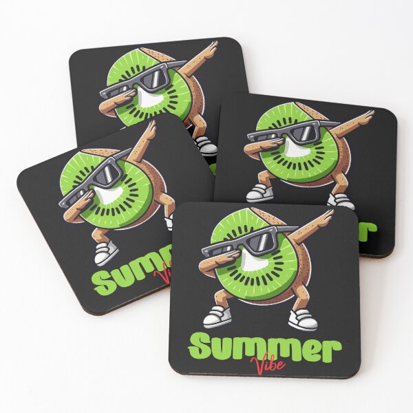 Item preview, summer vibe cool kiwis dabbing  designed and sold by Addictive design.
