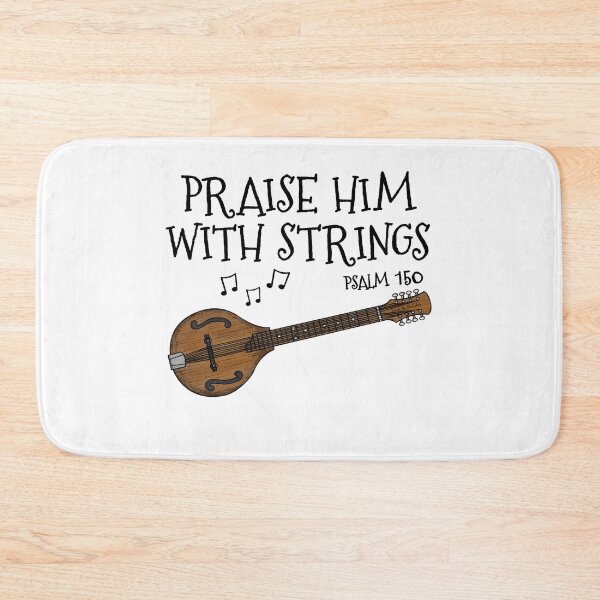 Item preview, Octave Mandolin, Praise Him With Strings, Church Mandolinist designed and sold by doodlerob.