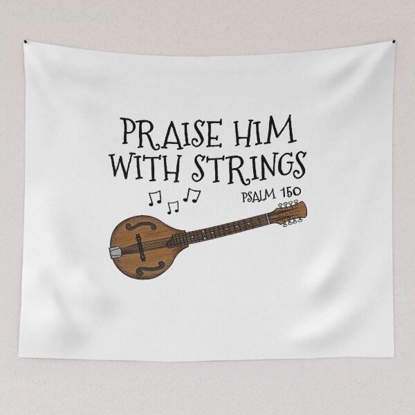 Item preview, Octave Mandolin, Praise Him With Strings, Church Mandolinist designed and sold by doodlerob.