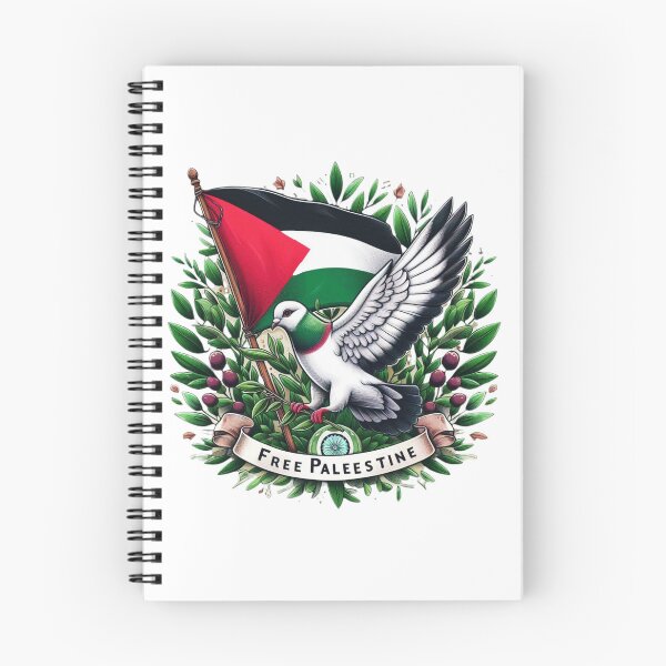 Item preview, Free Palestine. Palestine flag and Pigeon hold olive's branch designed and sold by FromRiverToSea.