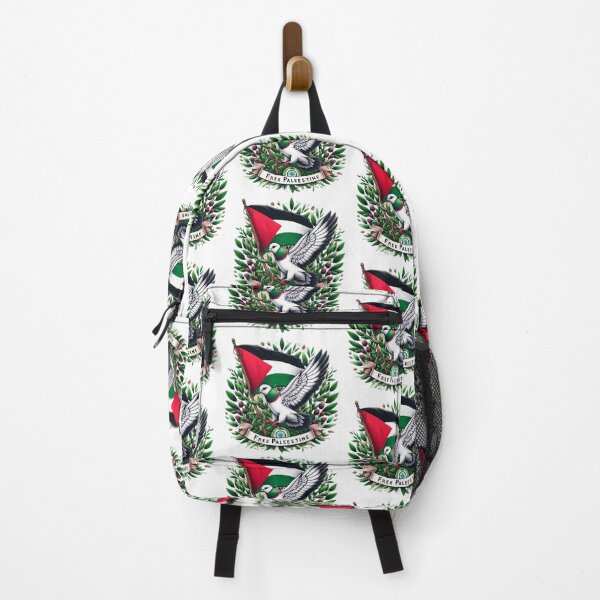 Item preview, Free Palestine. Palestine flag and Pigeon hold olive's branch designed and sold by FromRiverToSea.