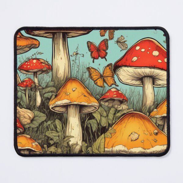 Item preview, Butterflies and mushrooms vintage  designed and sold by Willshire.