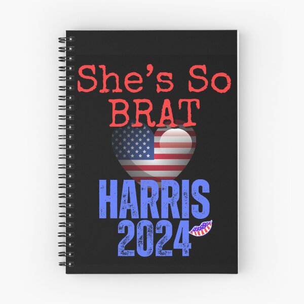 Item preview, She's So BRAT Harris 2024 Vote Blue Save Democracy Political Design designed and sold by EarthArtDesigns.