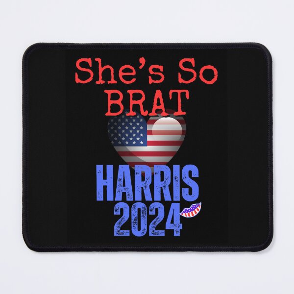 Item preview, She's So BRAT Harris 2024 Vote Blue Save Democracy Political Design designed and sold by EarthArtDesigns.