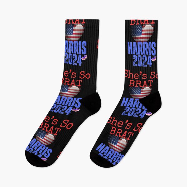 Item preview, She's So BRAT Harris 2024 Vote Blue Save Democracy Political Design designed and sold by EarthArtDesigns.
