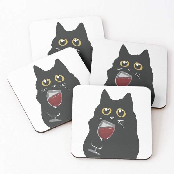 Item preview, Wine Cat designed and sold by wintereza.