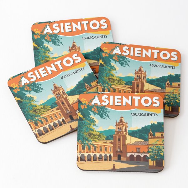 Item preview, Asientos Aguascalientes Mexico Vintage Travel Tourism  designed and sold by TravelersGems.