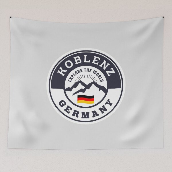 Item preview, Koblenz Germany Black and White Crest designed and sold by World Designs.