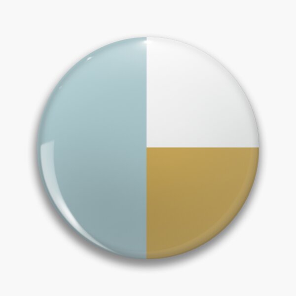 Item preview, DUCK EGG BLUE, GOLD and WHITE 3 CHECKERS designed and sold by RachelMacht.