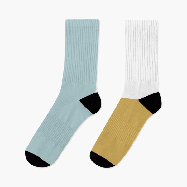 Item preview, DUCK EGG BLUE, GOLD and WHITE 3 CHECKERS designed and sold by RachelMacht.