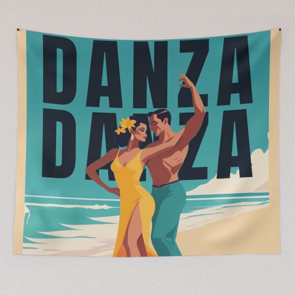 Item preview, DANCE DANCE BEACH LATIN COUPLE DESIGN DANCER GIF designed and sold by La Loca.