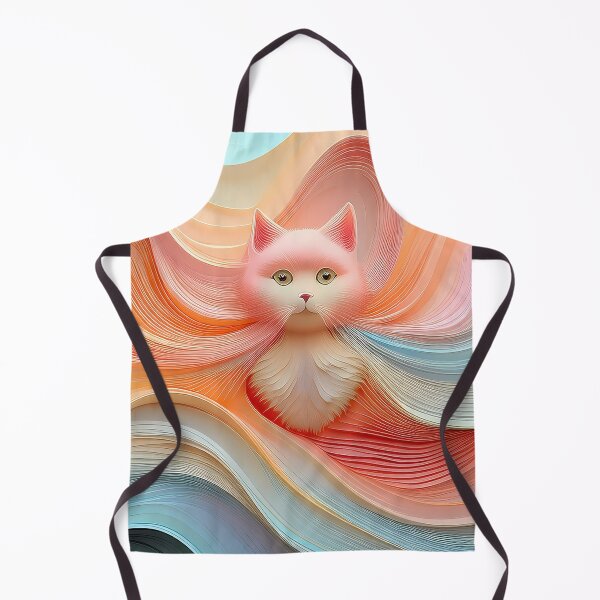 Item preview, “Feline update in the wavy region” designed and sold by Tecno-Art-Land.