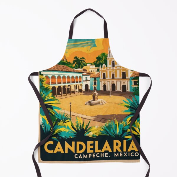 Item preview, Candelaria Campeche Mexico Vintage Travel Tourism designed and sold by TravelersGems.