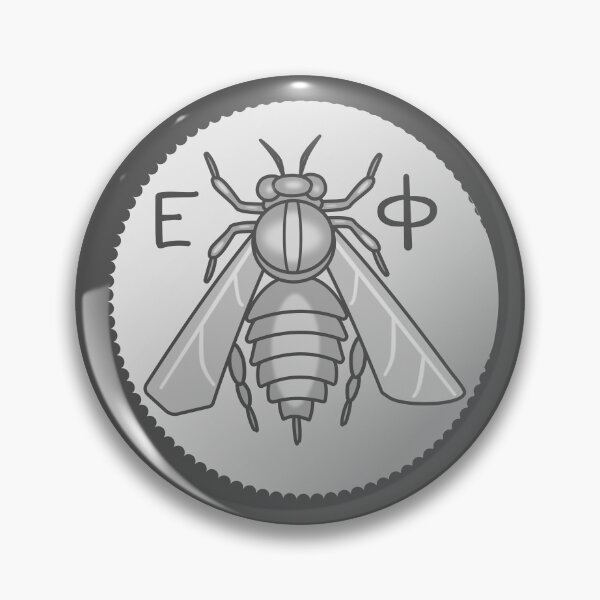 Item preview, Ancient Greek Bee Tetradrachm Coin from Ephesos designed and sold by Happy Puppy Print On Demand.