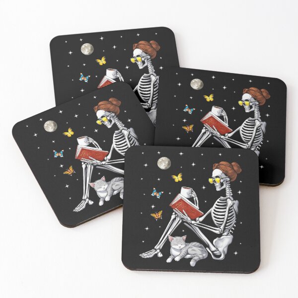 Item preview, Skeleton Book Lover designed and sold by underheaven.