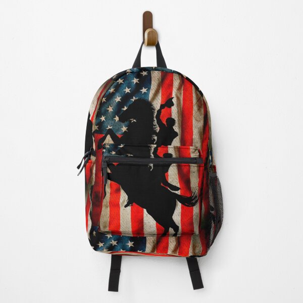 Item preview, Patriot american cowboy and USA flag 2024 designed and sold by erozzz.