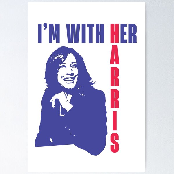 Item preview, I'm With Her Harris 2024 designed and sold by kjanedesigns.