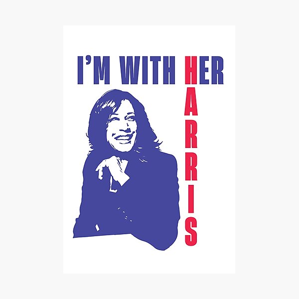Item preview, I'm With Her Harris 2024 designed and sold by kjanedesigns.