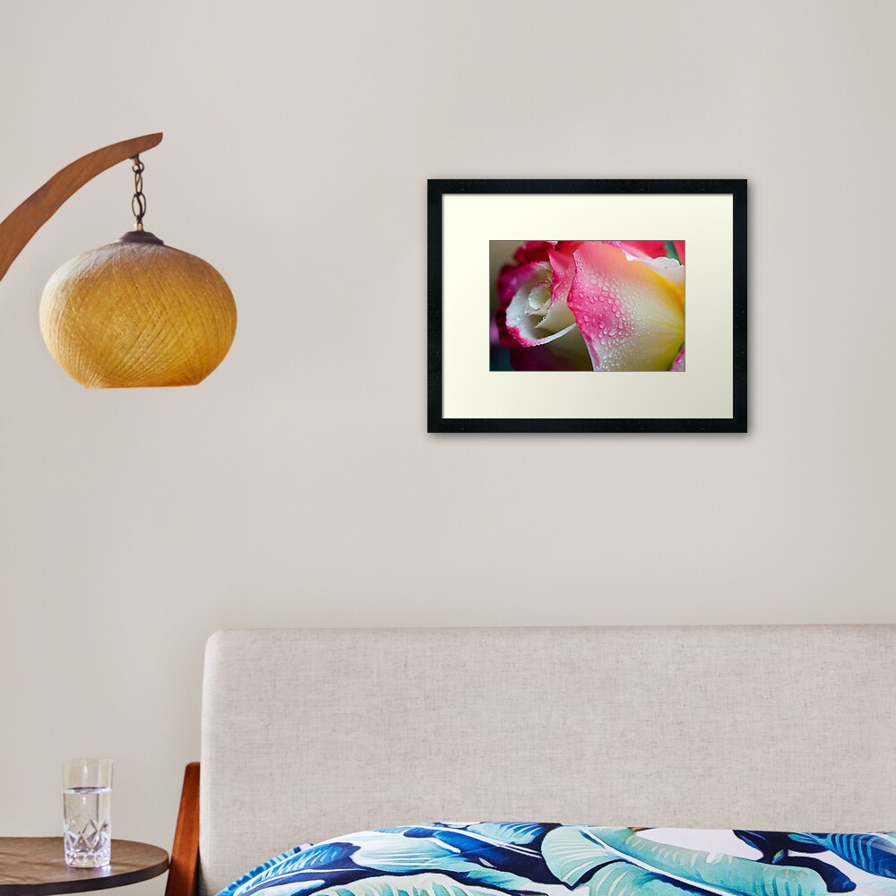 Dewy Beauty Framed Art Print