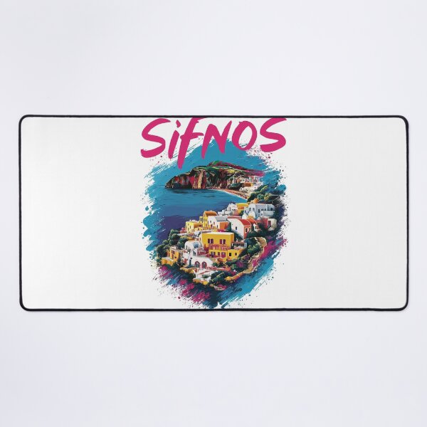 Item preview, Sifnos Island in Greece! Hellas! Vibrant And Colorful! designed and sold by Zibis09.