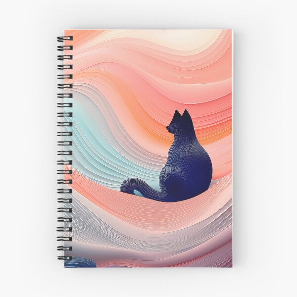 Item preview, “Feline dreams in the wavy zone” designed and sold by Tecno-Art-Land.