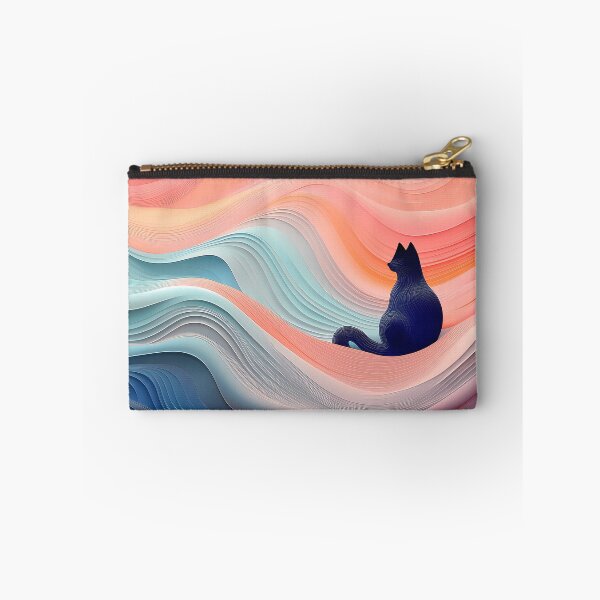 Item preview, “Feline dreams in the wavy zone” designed and sold by Tecno-Art-Land.