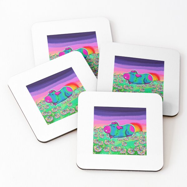 Item preview, Polysexual Pride Guinea Pig (with background) designed and sold by LouiEspoArt.