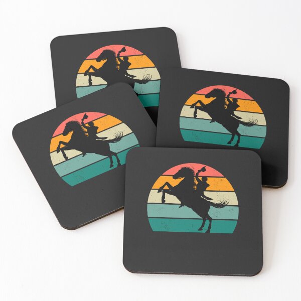 Item preview, American cowboy and vintage sunset for horse lovers designed and sold by erozzz.