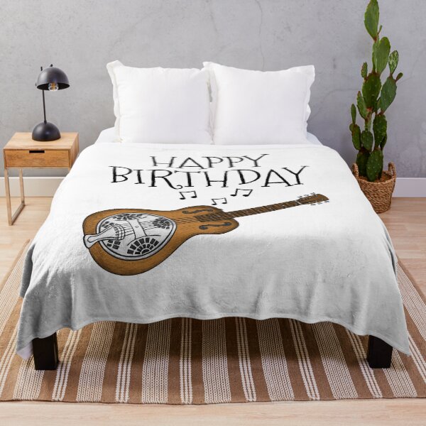 Item preview, Resonator Guitar Happy Birthday Guitarist Musician designed and sold by doodlerob.