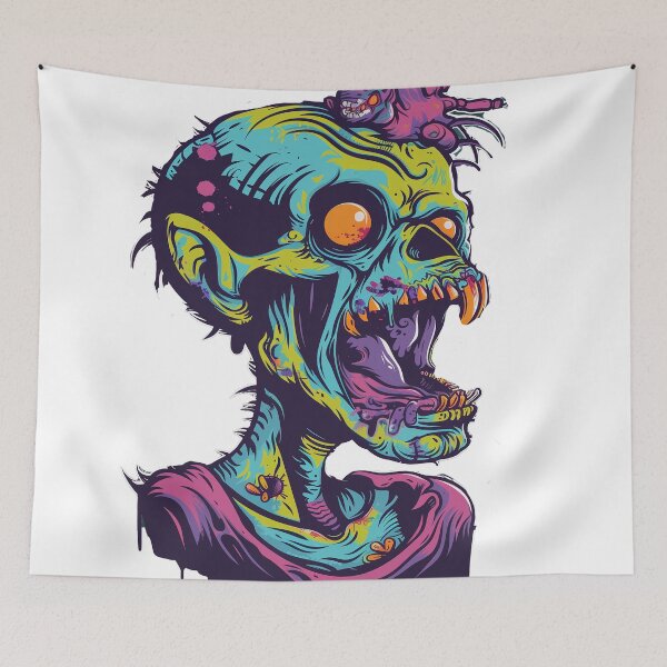 Item preview, Retro Zombie designed and sold by nomiraclehere.