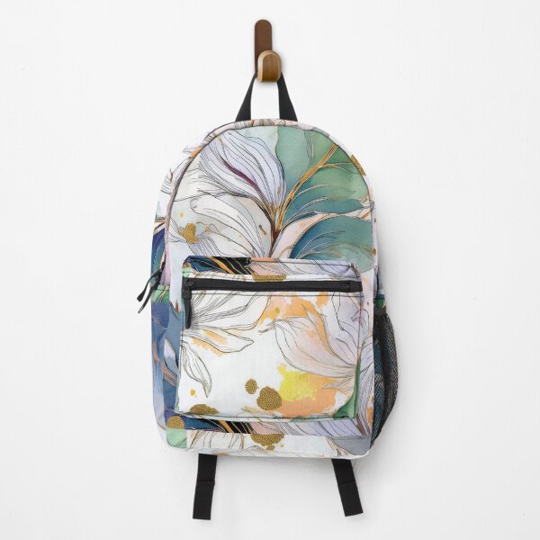 Item preview, Vintage florals in neutral colours, abstract, green and gold designed and sold by navitalidesign.