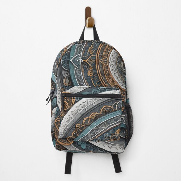 Item preview, Geometric Mandala with Metallic Details designed and sold by MandalasShops.