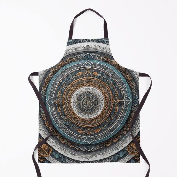 Item preview, Geometric Mandala with Metallic Details designed and sold by MandalasShops.