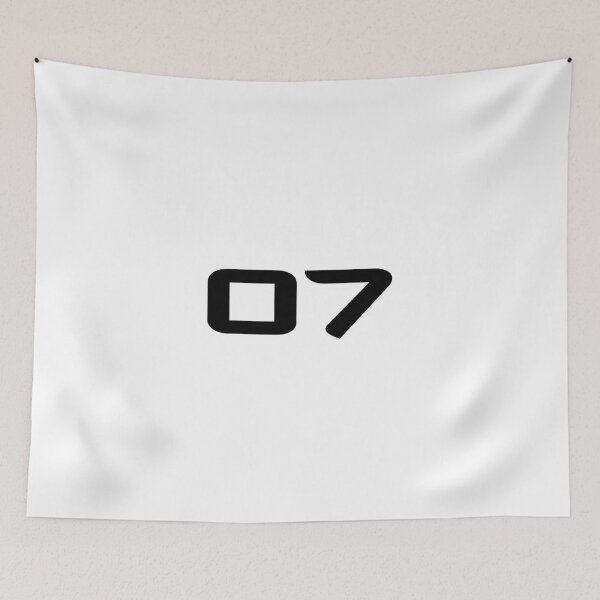 Item preview, 07, seven, black, couter strike designed and sold by Numbers-Art.